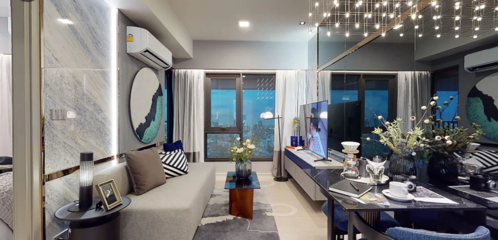 Quintara MHy'Den Pho Nimit for sale, 25th floor, river bend view, good project, reserve now.