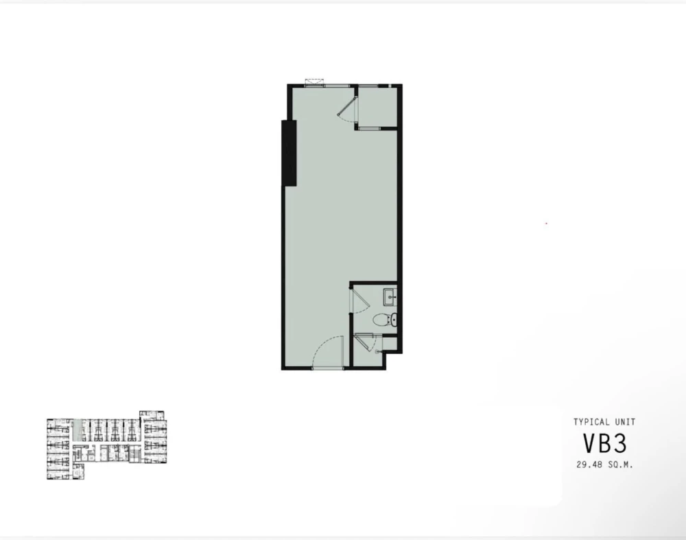Selling down payment for Reference Kaset District. Open, unobstructed view, high ceilings, fully furnished with Index furniture. Ready to move in.