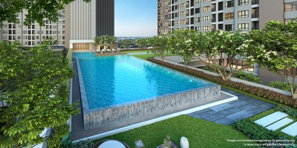 ขายดาวน์ Regent Home Bangna 1 ห้องนอน 1 ห้องน้ำ ทำเลดี มาพร้อมส่วนกลางสุดปัง จองเลย