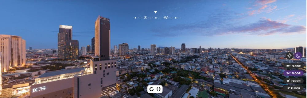 Selling down payment for Rhythm Charoen Nakhon Iconic, high floor, lower price than the developer's price, direct river view. Book now!