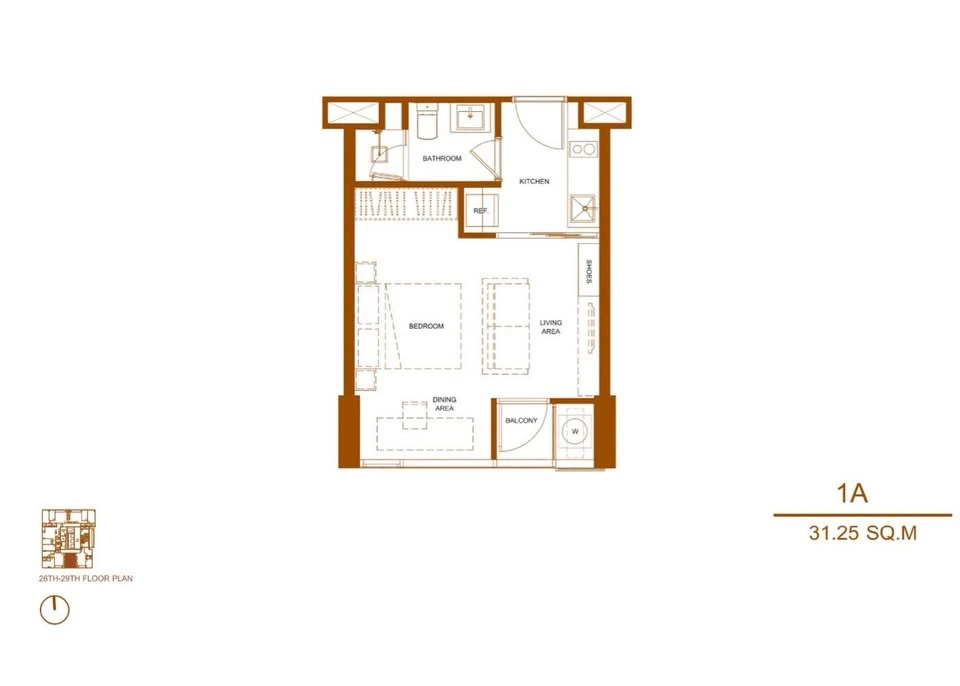 Selling down payment SHUSH RATCHATHEWI, high floor room, get a city view from a high angle, in a great location, hurry and book now.