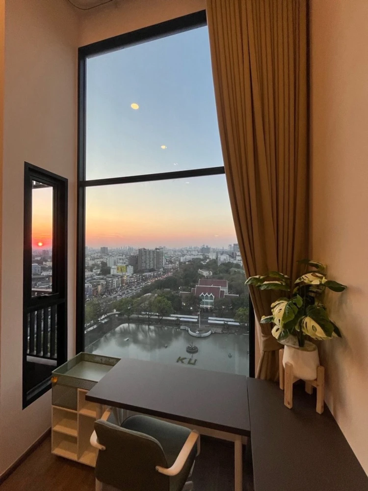 Selling down payment So Origin Kaset Interchange, 15th floor, good location, nice project, reserve now.