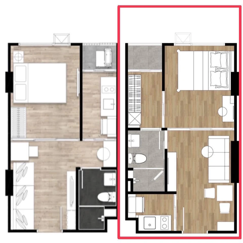 Selling down payment SO ORIGIN PHAHOL 69 Station, 10th floor, new special plan, closed kitchen, come and reserve now, don't wait.