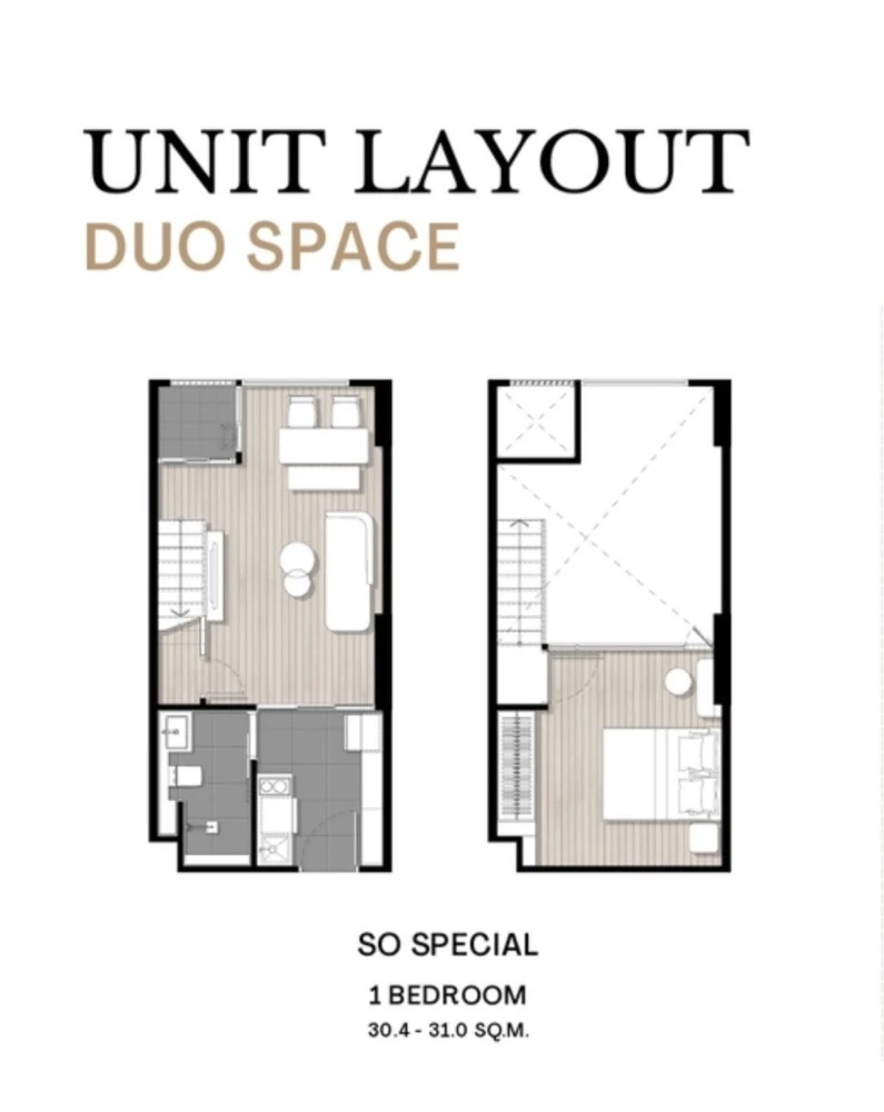 Selling a SO Origin Siriraj 1-bedroom, 1-bathroom unit. High ceilings, spacious and airy. Fully furnished with complete amenities. Book now!