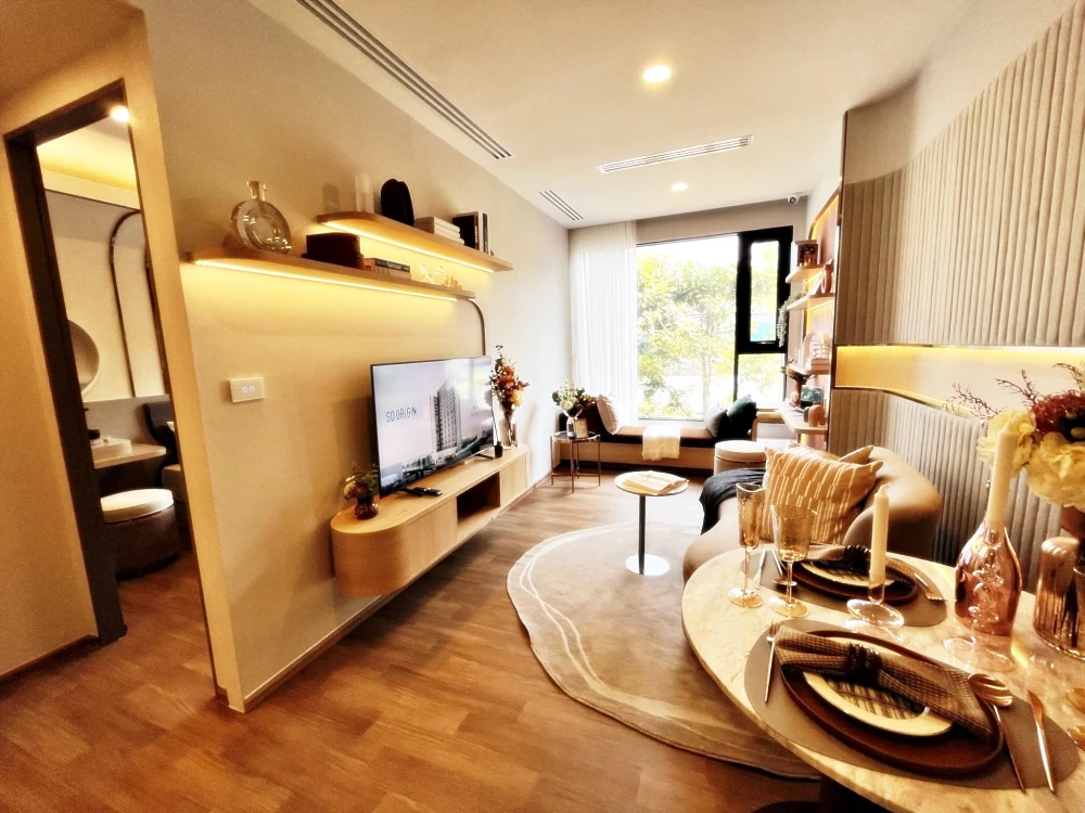 Down payment sale for SO Origin Siriraj, 12th floor, corner unit, great project, worth living in, reserve now, don't delay, hurry!