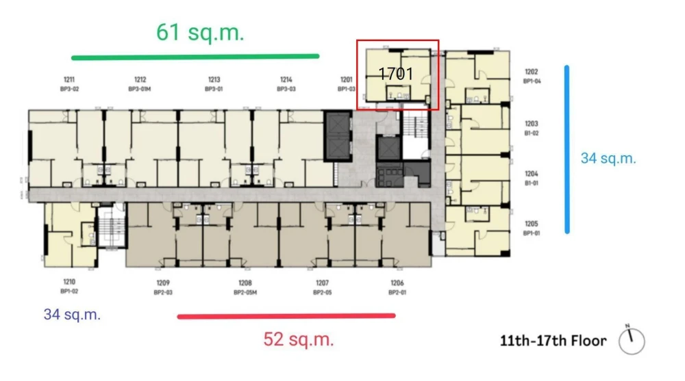 Down payment sale for SO Origin Siriraj, 17th floor, good project, complete common areas, interested, reserve now, urgent.
