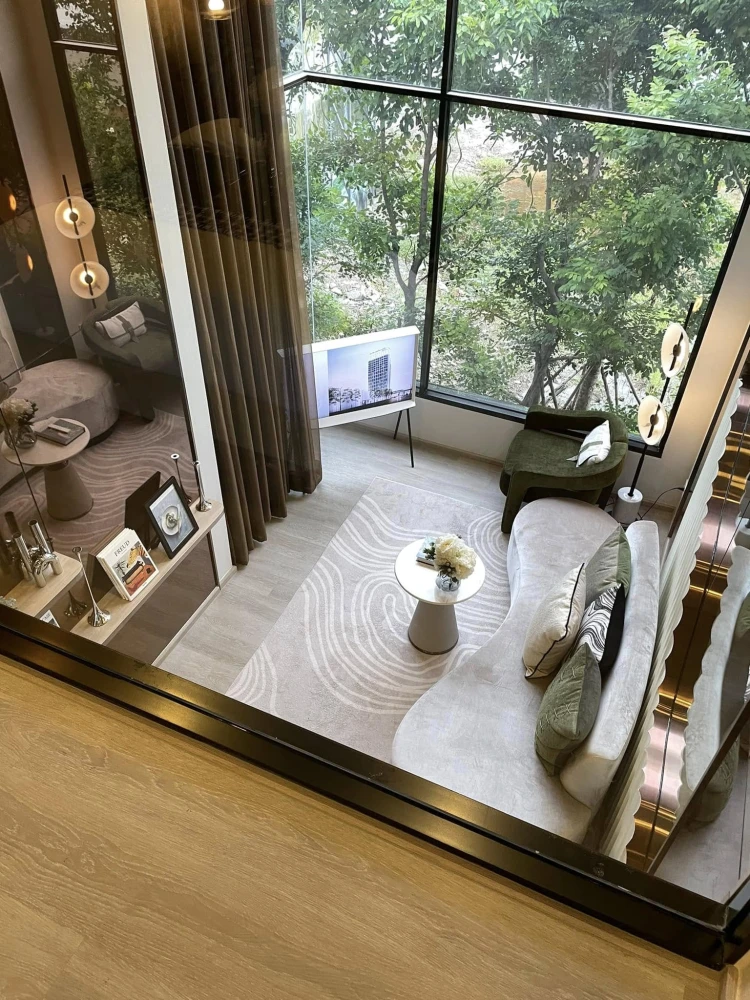 Selling down payment SO Origin Siriraj, 9th floor, Duo Space room, 4.2 meter high ceiling. Interested, hurry and reserve now.