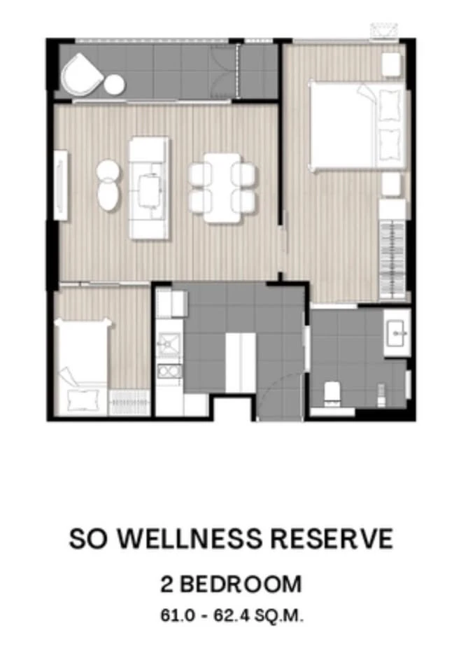 Down payment sale for SO Origin Siriraj. Spacious room with lots of usable space. Good location. Comes with complete facilities. Reserve now.