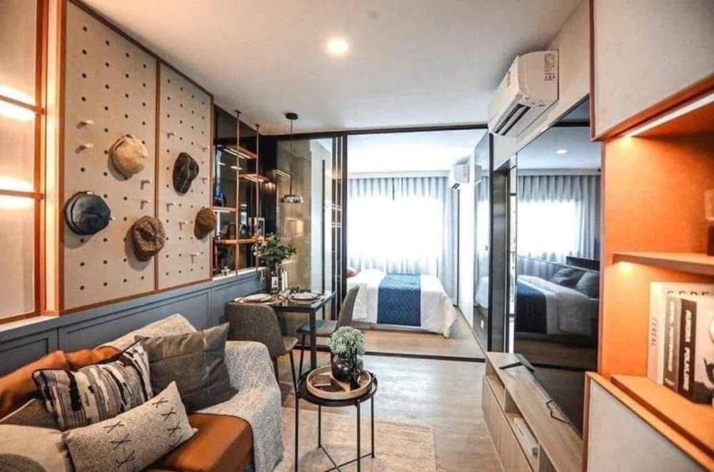 Down payment sale for The Origin Bangkae, 1 bedroom, 1 bathroom, north-facing room, good location, convenient travel, unblocked view, reserve now!