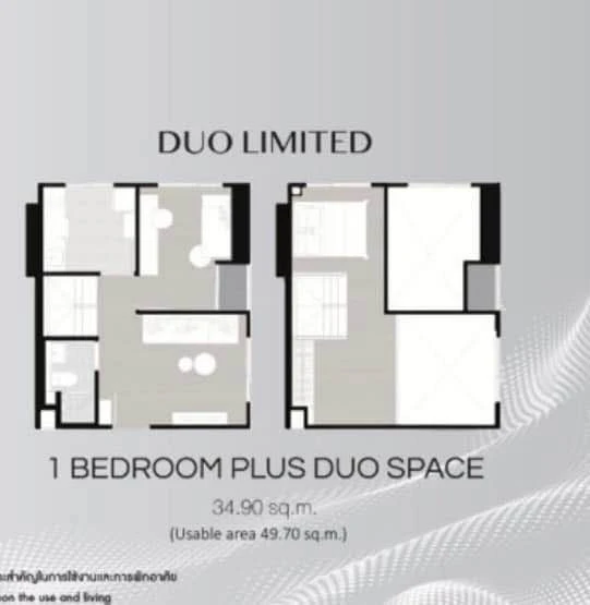 Selling down payment for The Origin Pinklao, 14th floor, very beautiful room plan, lots of freebies, very convenient to travel, I must say you must bo