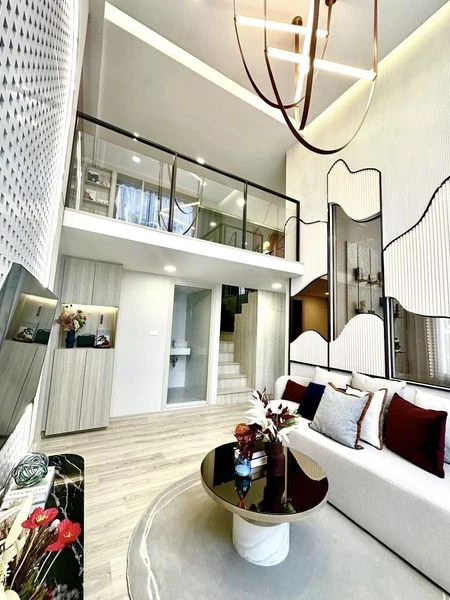 Selling down payment The Origin Pinklao, Duo Space room, two floors, nice to live in, reserve now, don't wait.