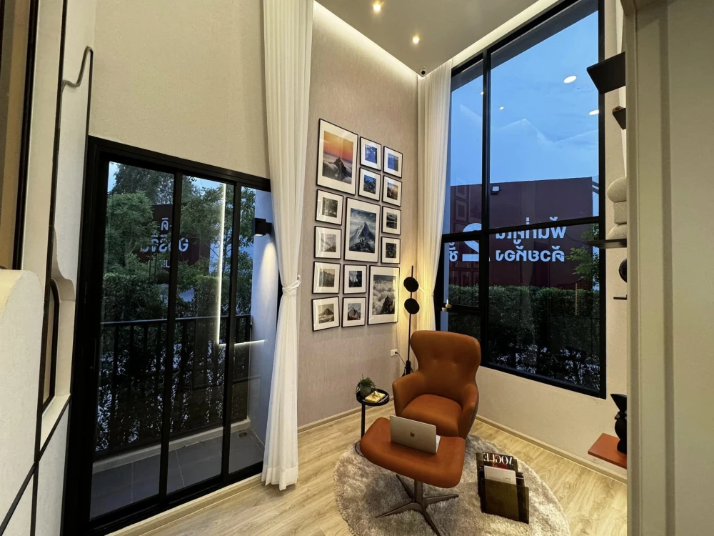 Selling down payment The Origin Pinklao, Duo Space room, two floors, nice to live in, reserve now, don't wait.