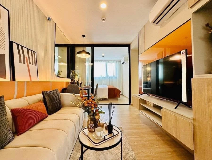 Selling down payment The Origin Sukhumvit - Praksa 23rd floor, corner room, good project, complete common area, reserve now