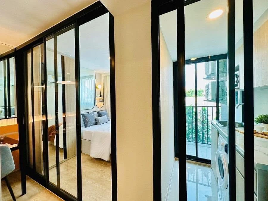 Selling down payment The Origin Sukhumvit - Praksa 23rd floor, corner room, good project, complete common area, reserve now