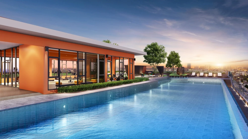 Selling down payment The Origin Sukhumvit - Praksa, 33rd floor, position 07, good project, worth living, reserve now.