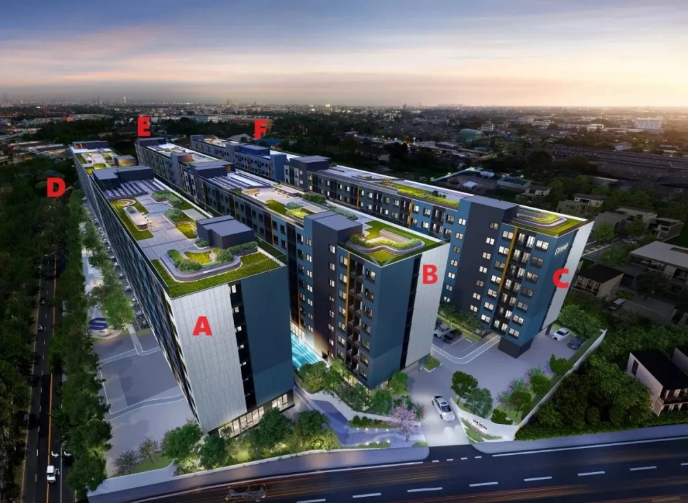 Selling down payment The Origin Bang Khae, corner room, 2nd floor, Building C, pets allowed, animal lovers must not miss.