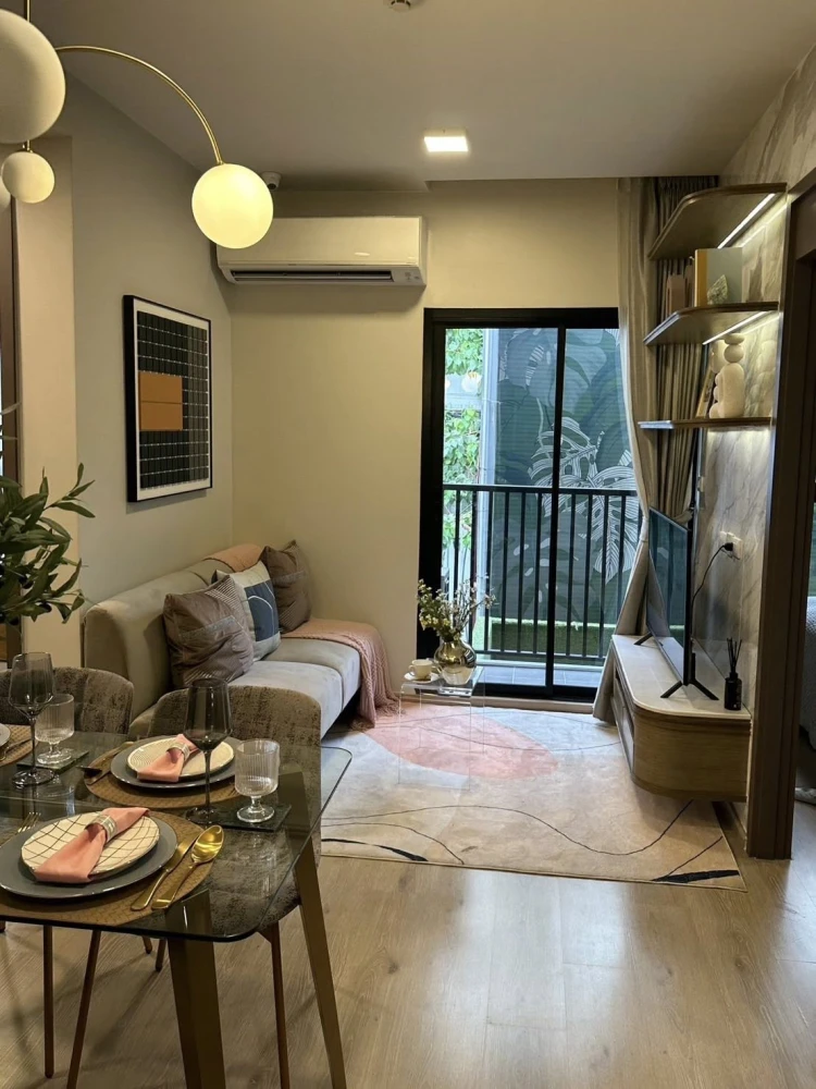 Down payment sale: The Privacy Parc Taopoon, 1 bedroom, 1 bathroom, fully furnished, beautiful city view, reserve now!