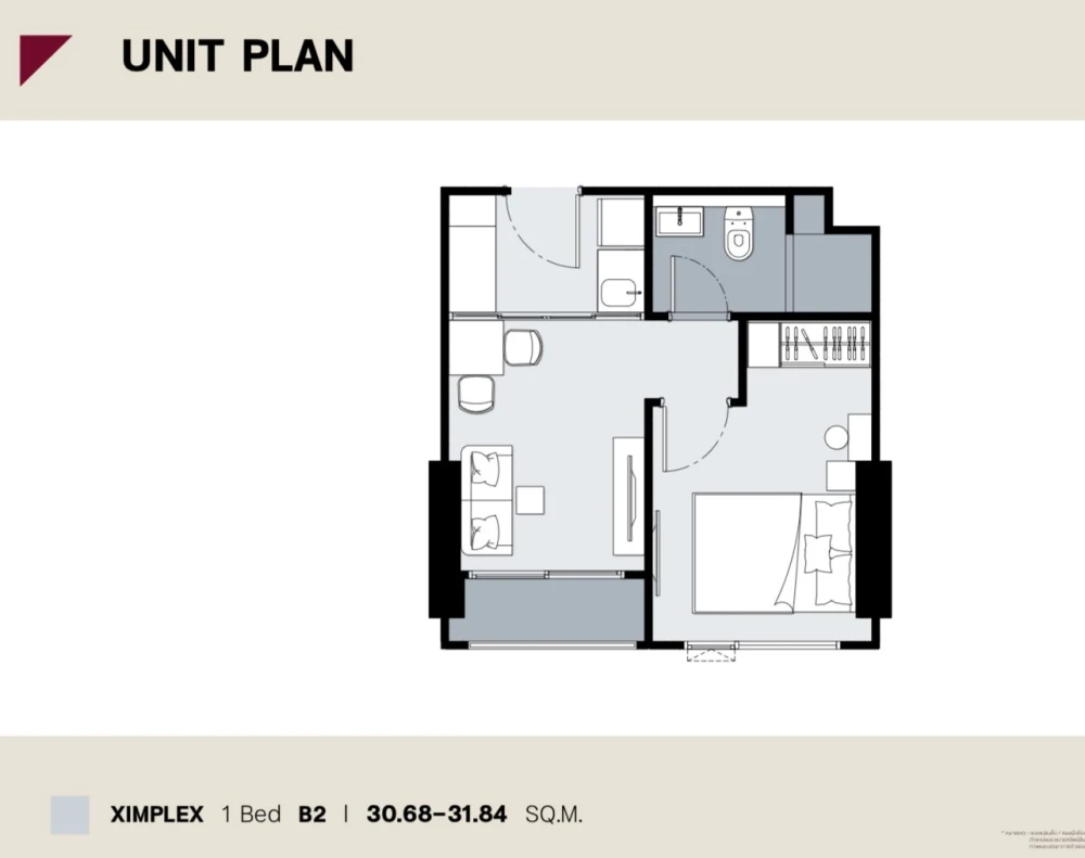 Selling down payment XIM Suksawat - Rama 3, 15th floor, corner room, good project, worth living, reserve now, don't miss out.