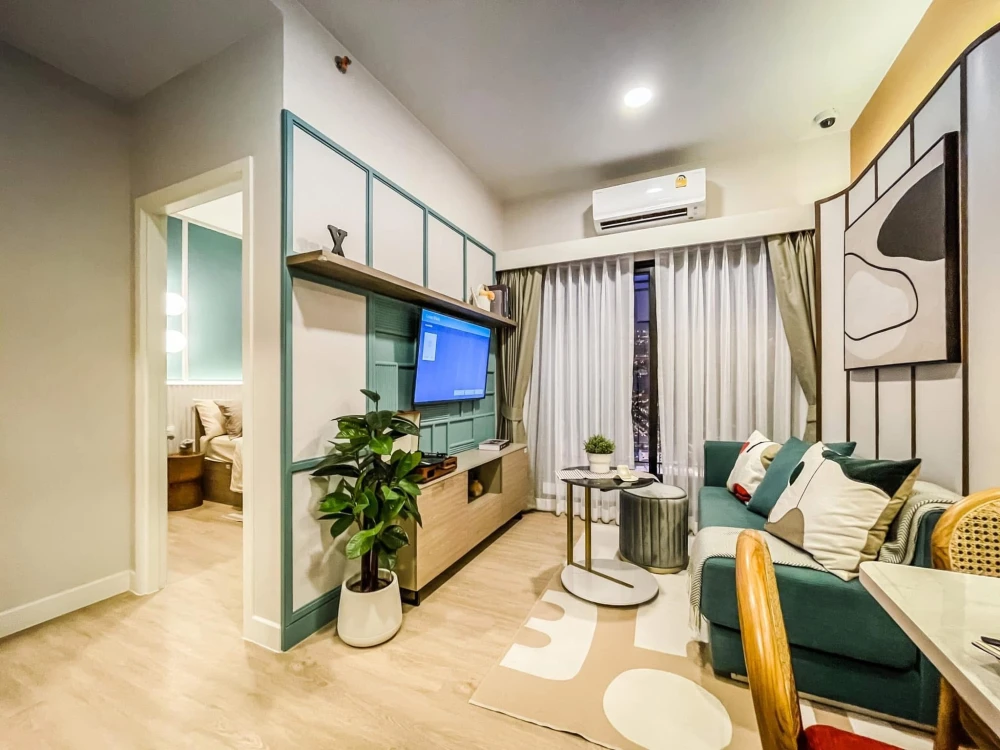 Down payment sale for XIM Suksawat - Rama 3, a lovely room with complete amenities and a river view. Don't miss it!
