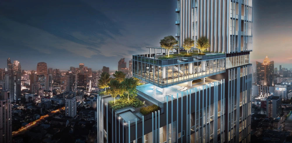 Down payment sale for Cloud Residence Sukhumvit 23, beautiful room, 1 bedroom, 1 bathroom, near the BTS, convenient for traveling into the city, compl
