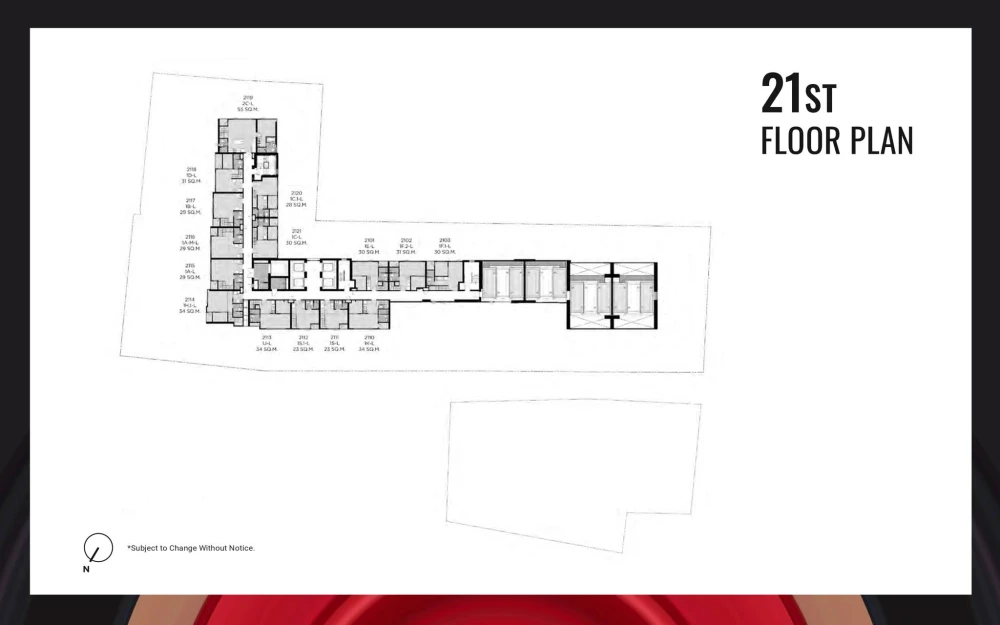 For sale, Quintara Maiden Phonimit, Loft room, beautiful location, north side, 21st floor, corner room, city view, must reserve.