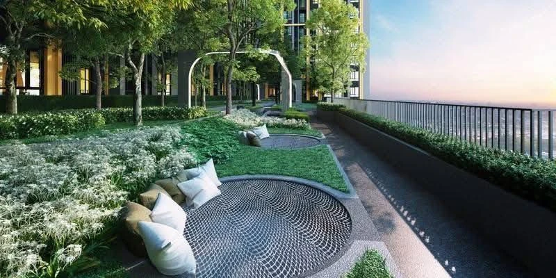 Condo down payment for sale: Nue Mega Plus Bangna, Studio room, 34th floor, high view, reasonable price, come reserve now, don't miss out!