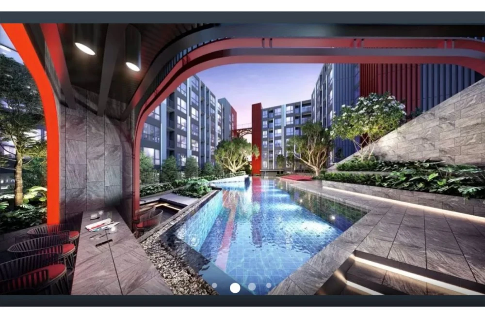 Condo for sale, Maroon Ratchada 32, 3rd floor, closed kitchen with balcony, comes with amenities, good price, reserve now!