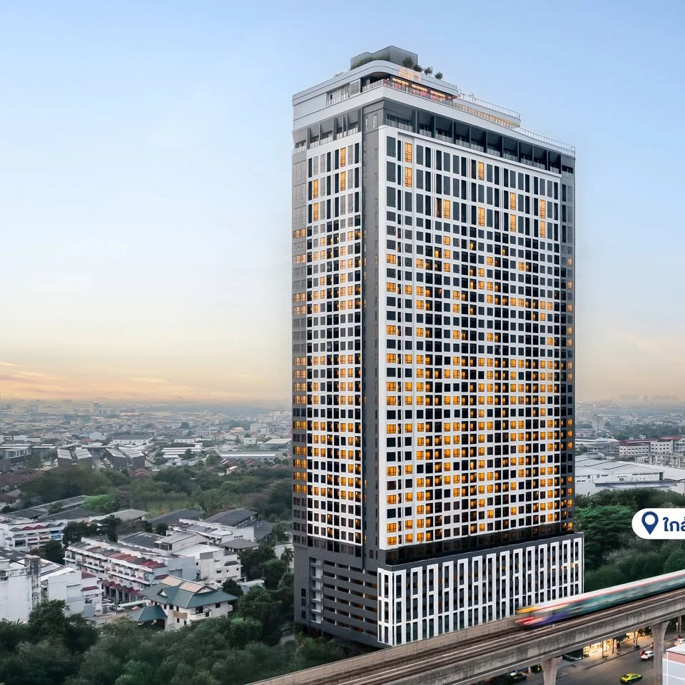 Selling down payment Sim Suk Sawat - Rama 3, corner room, high view, beautiful view, open view, not blocked, 31st floor, I must say you must reserve.