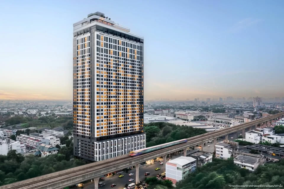 Selling down payment Sim Suk Sawat - Rama 3, near the fire escape, Chao Phraya River view, no tall buildings blocking the view, reserve now.