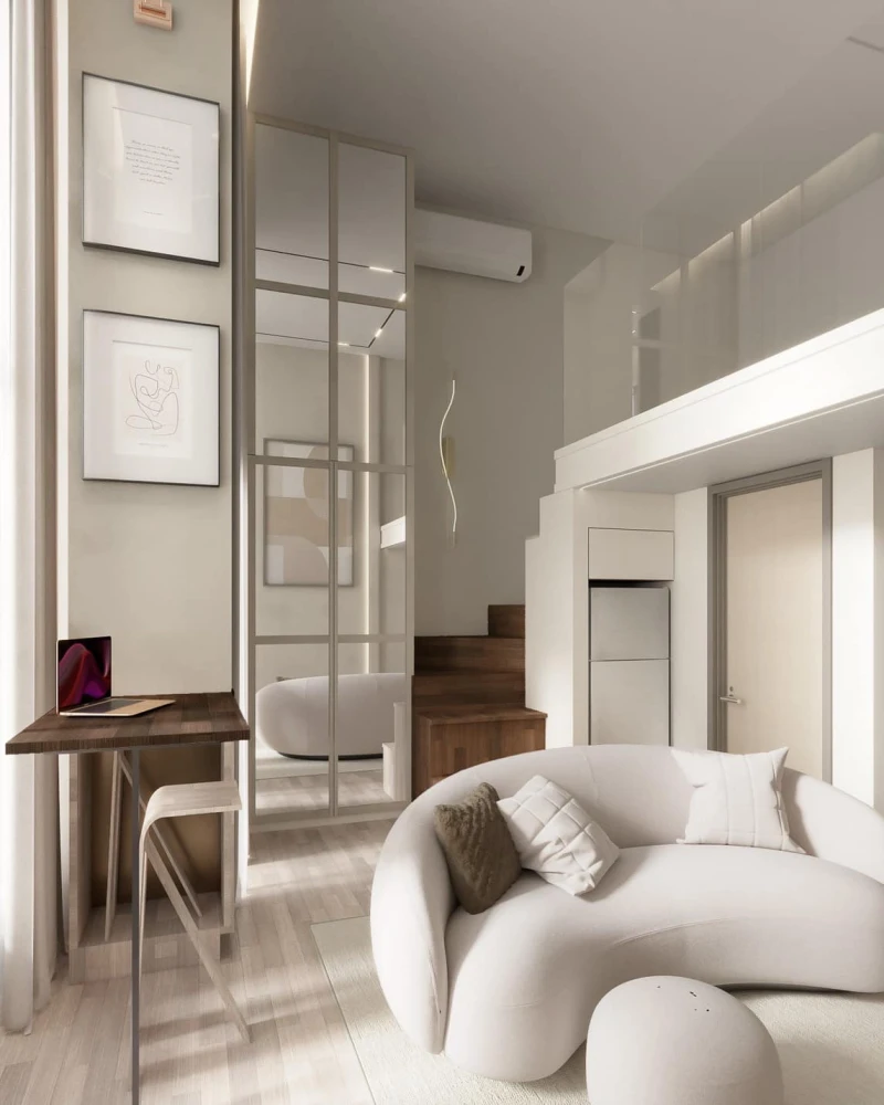Selling down payment, The Origin Plug and Play Ramintra, 2-storey room, 4.2 m high ceiling, DUO SPACE, lots of free gifts, don't miss it.