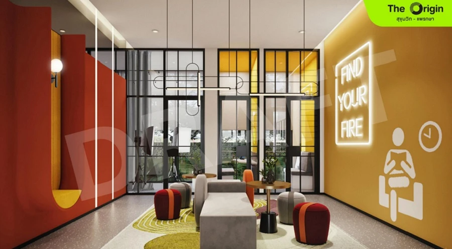 Selling down payment, The Origin Sukhumvit - Phraeksa, 28th floor, room 2804, good project, worth living, hurry and book now.