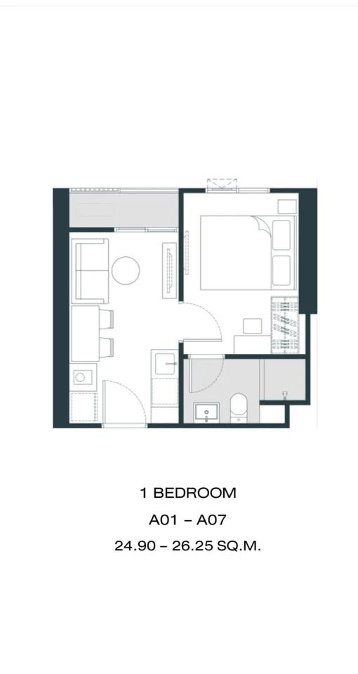 Selling down payment, New River Rest, Rat Burana, high floor, fully furnished room, ready to move in, get a river view, hurry up and become the owner.