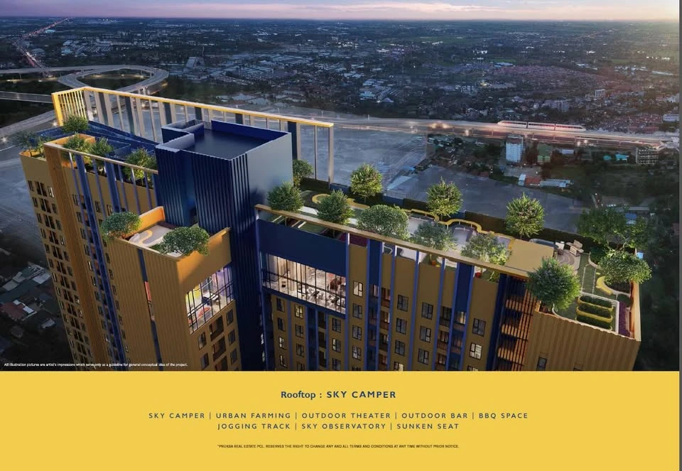 Selling down payment Plum Condo New West Bangyai, room with a good view, can see the view of Ikea, Central Westgate, on the 9th floor, furnished, read