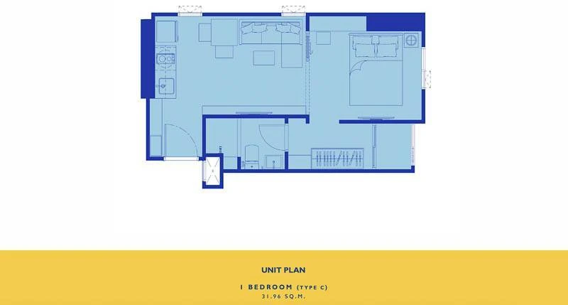 Selling down payment Plum Condo New West Bangyai Condo, good view, fully furnished! Next to Central Westgate, ready, don't wait.