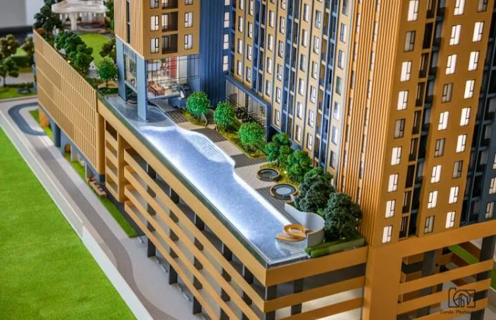 Selling down payment Plum Condo New West Bangyai Condo, good view, fully furnished! Next to Central Westgate, ready, don't wait.