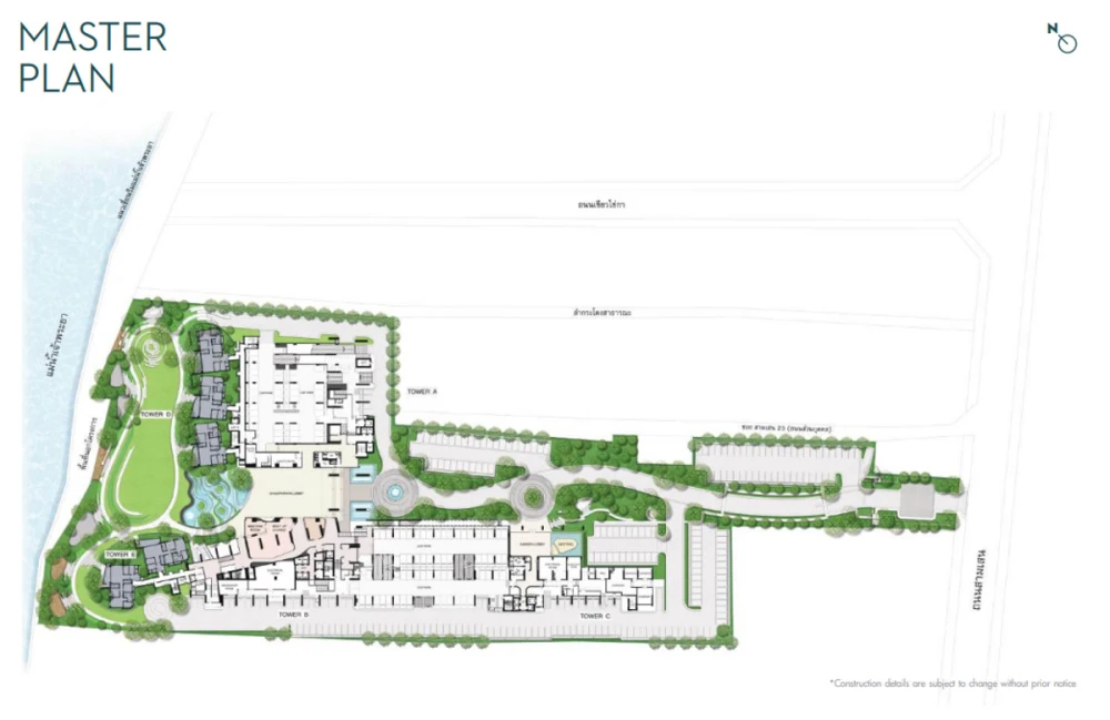 Down payment sale, Wan Wela Na Chao Phraya, 33rd floor, full view of the Chao Phraya River bend. Interested? Reserve now!