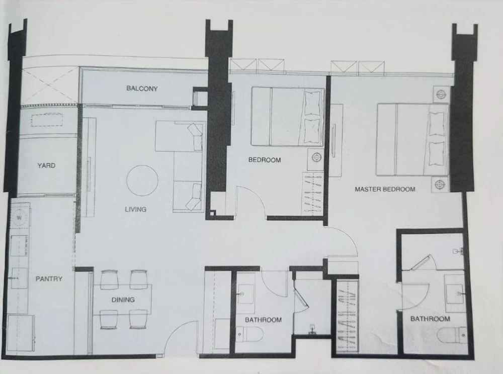 Down payment sale, Wan Wela Na Chao Phraya, 33rd floor, full view of the Chao Phraya River bend. Interested? Reserve now!