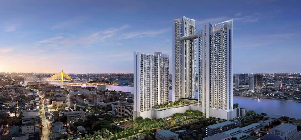 Down payment sale, Wan Wela at Chao Phraya, Building A, full river view, spacious area, the ultimate in luxury living.