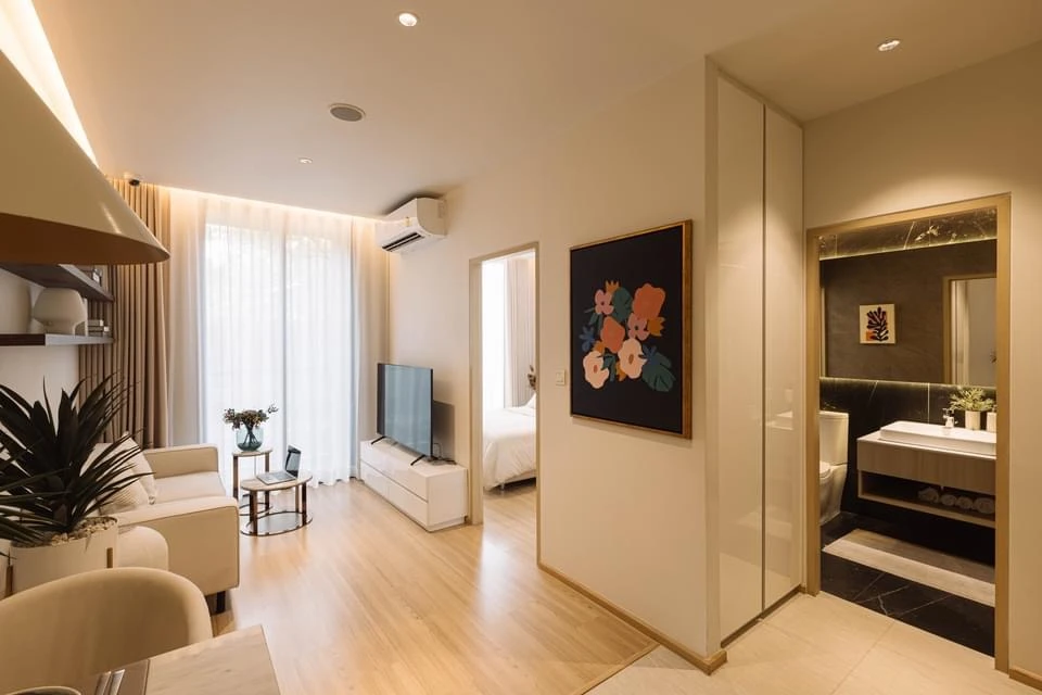 Down payment for sale, Skyrise Avenue Sukhumvit 64, 18th floor, corner room, good project, worth living, reserve now, urgently.