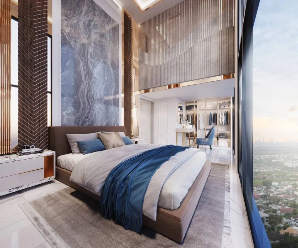 Selling down payment Origin Plug & Play Srinakarin, duplex room, high ceiling, airy, lots of usable space, hurry and reserve now!