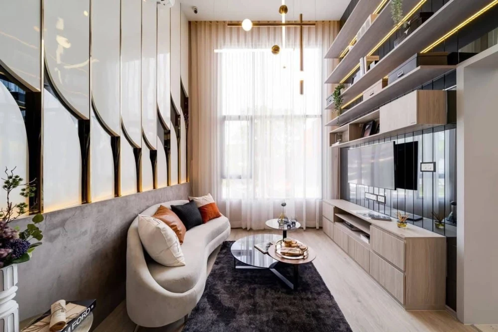 Selling down payment Origin Plug & Play Srinakarin, duplex room, high ceiling, airy, lots of usable space, hurry and reserve now!
