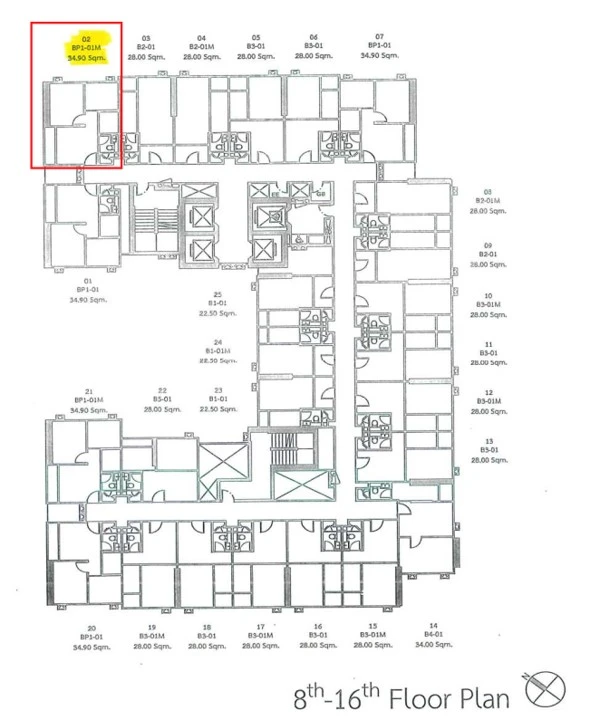 Down payment sale for Origin Play Bang Khun Non, Triple Station, 15th floor, corner room, reserve now, don't miss out!