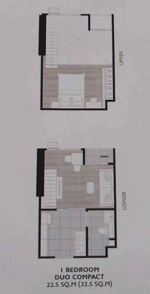 Selling down payment Origin Play Bang Khun Non Triple Station, 24th floor, very high, airy and comfortable, no neighbors on the right side, reserve no