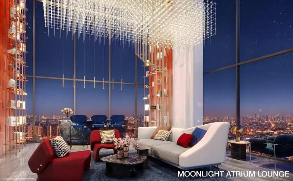 Selling down payment Origin Play Bang Khun Non Triple Station, 24th floor, very high, airy and comfortable, no neighbors on the right side, reserve no