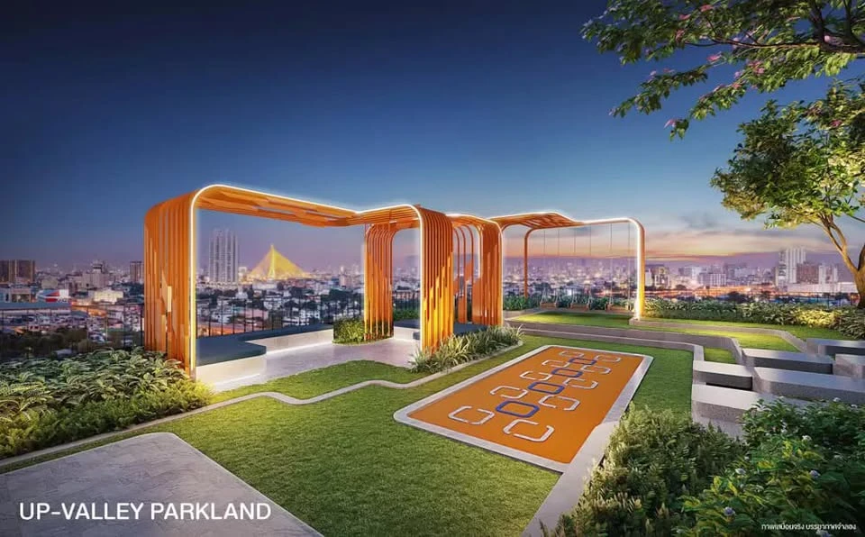 Selling down payment Origin Play Bang Khun Non Triple Station, 24th floor, very high, airy and comfortable, no neighbors on the right side, reserve no