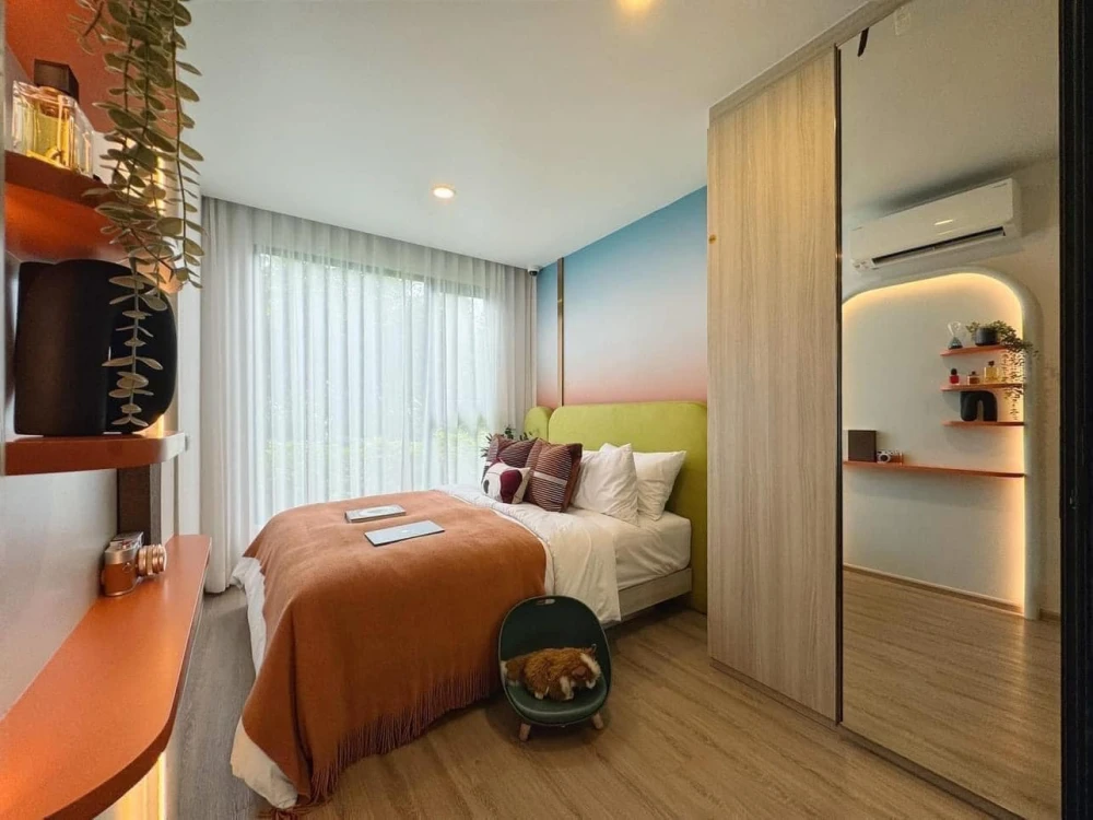 Down payment for sale: Origin Play Bang Khun Non, Triple Station, 9th floor, position 24, garden view, swimming pool, reserve now, urgently.