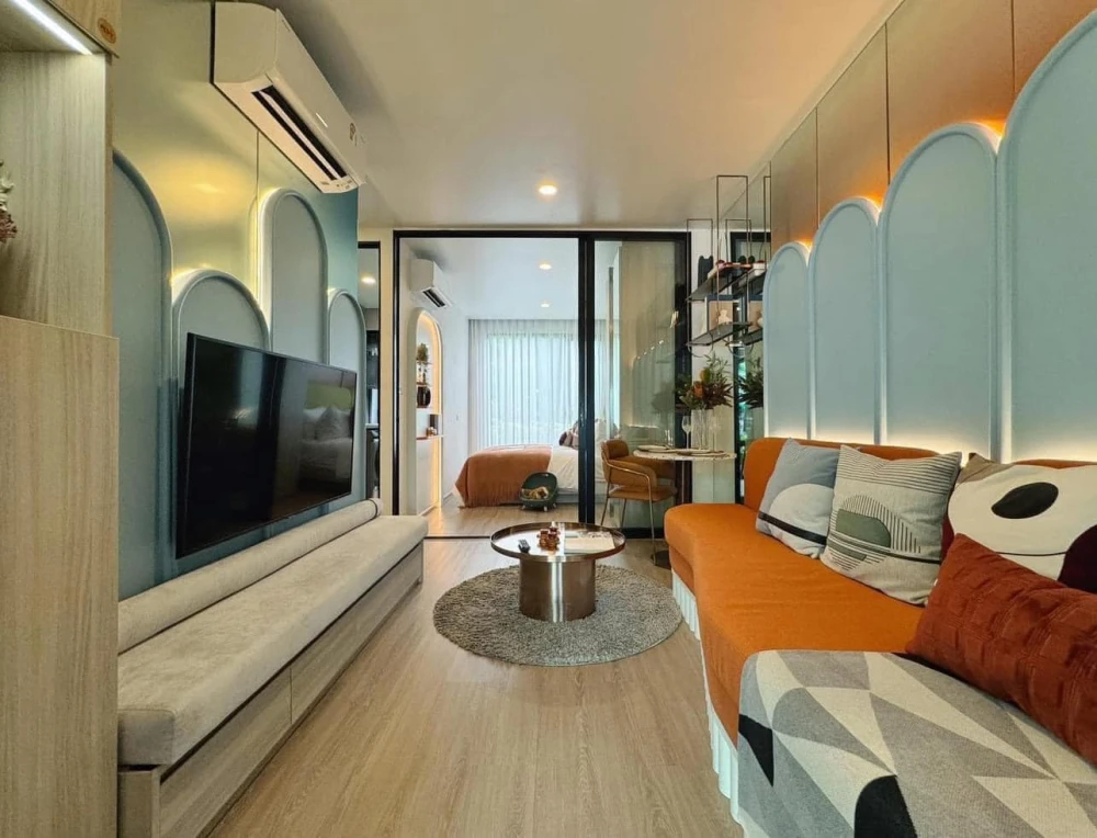 Down payment for sale: Origin Play Bang Khun Non, Triple Station, 9th floor, position 24, garden view, swimming pool, reserve now, urgently.