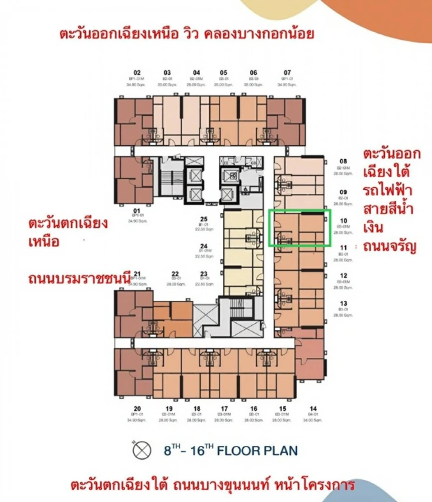 Down payment sale for Origin Play Bang Khun Non Triple Station, 9th floor, good project, worth living in, reserve now.