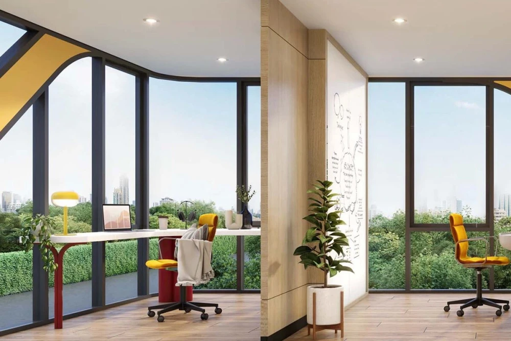 Sell ​​down payment!! The Move Sukhumvit 107, brand new condo, great location, very convenient to travel, good price, hurry up and book now!!