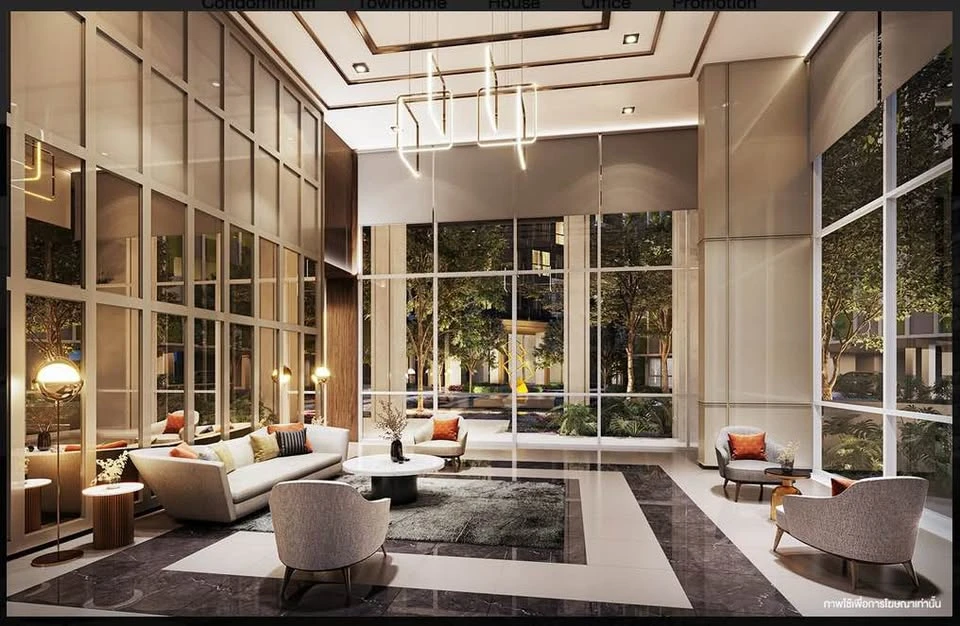 Selling down payment Place 168 Pinklao, the room has a view of the swimming pool, very chill, next to the fire escape and next to the room on only one